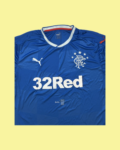 Glasgow Rangers 2016-18 Puma Football Jersey - Cult Fave Football Shirts
