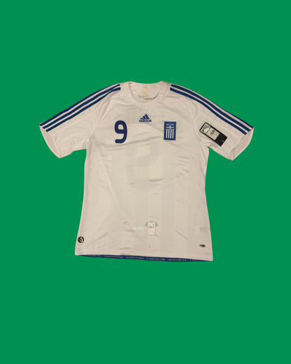 Greece NT 2008 Adidas with Angelos Charisteas 9 Nameset Football Jersey