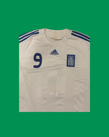 Greece NT 2008 Adidas with Angelos Charisteas 9 Nameset Football Jersey