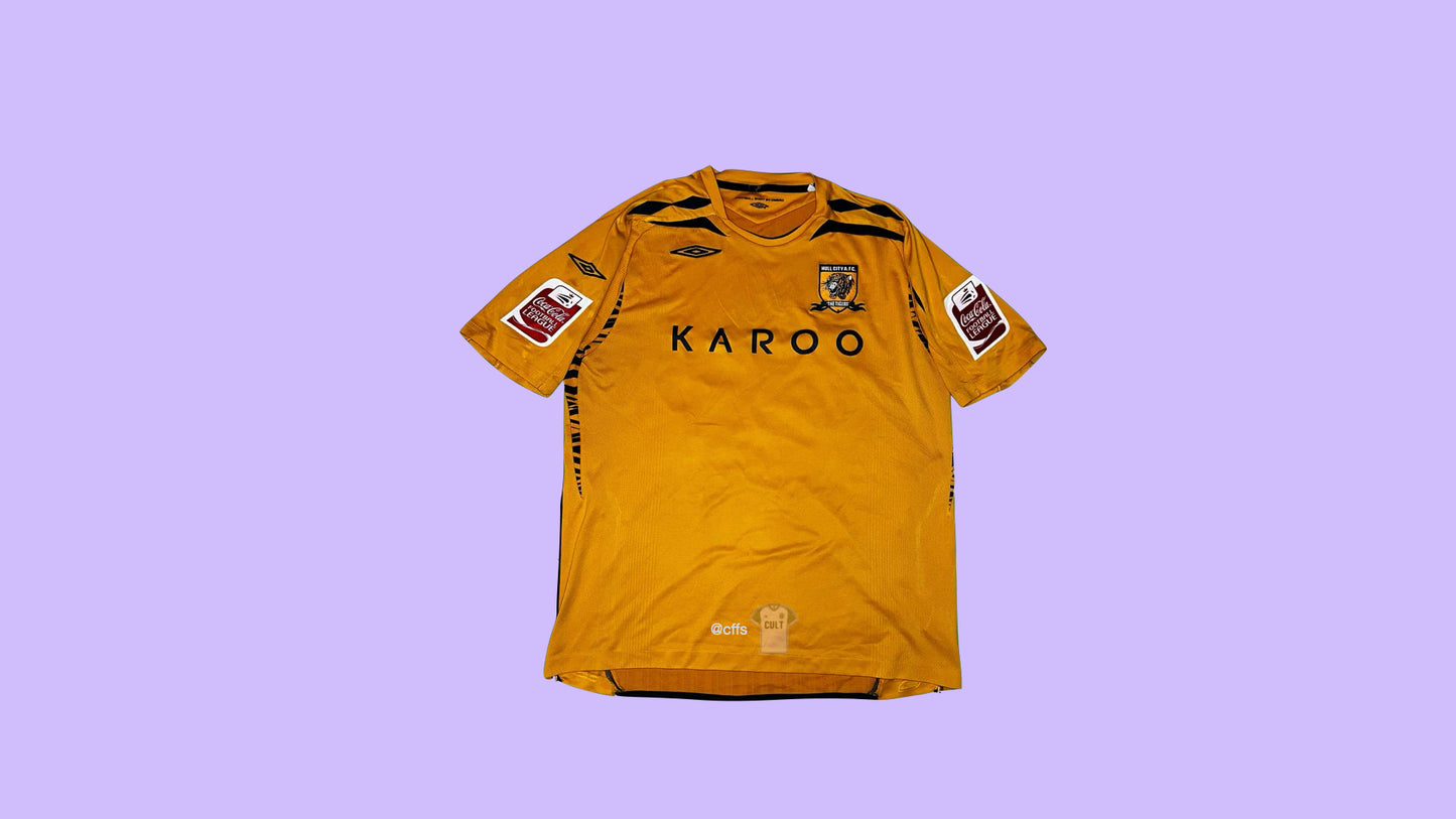 Hull City FC 2007/08 Umbro with Jay-Jay Okocha 44 Nameset Vintage Football Jersey