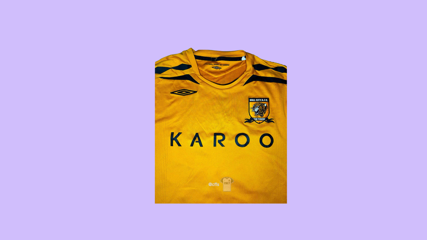 Hull City FC 2007/08 Umbro with Jay-Jay Okocha 44 Nameset Vintage Football Jersey