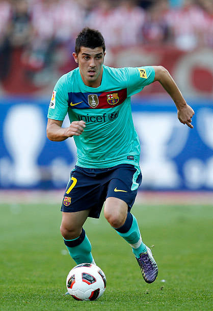 FC Barcelona 2010/11 Nike with David Villa 7 Nameset Football Jersey