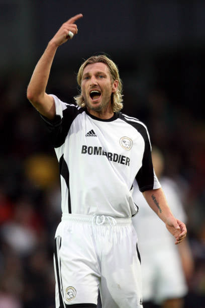 Derby County 2008/09 Adidas with Robbie Savage 8 Nameset Football Jersey