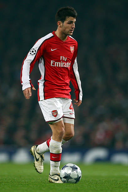 Arsenal FC 2008/10 Nike with Cesc Fabregas Nameset Football Jersey