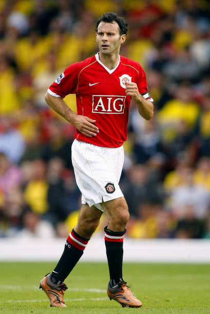 Manchester United 2006/06 Nike with Ryan Giggs 11 Nameset Football Jersey