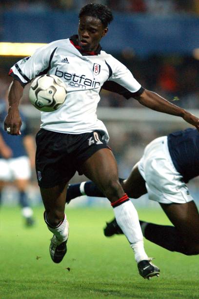 Fulham FC 2001-03 Adidas with Louis Saha 20 Nameset Football Jersey