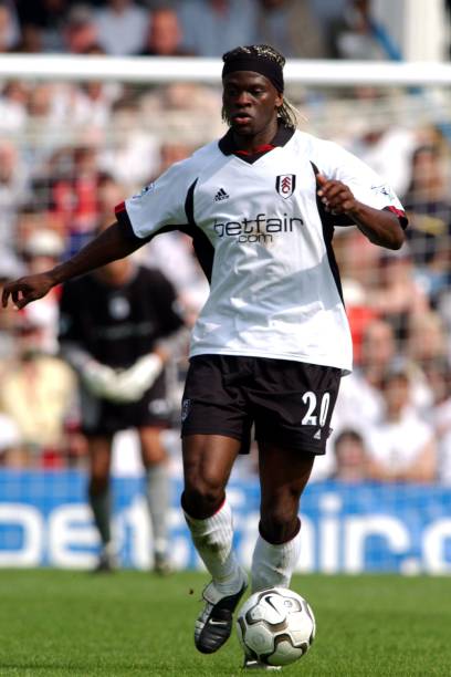 Fulham FC 2001-03 Adidas with Louis Saha 20 Nameset Football Jersey - Cult Fave Football Shirts