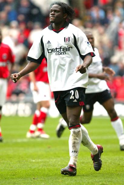 Fulham FC 2001-03 Adidas with Louis Saha 20 Nameset Football Jersey - Cult Fave Football Shirts