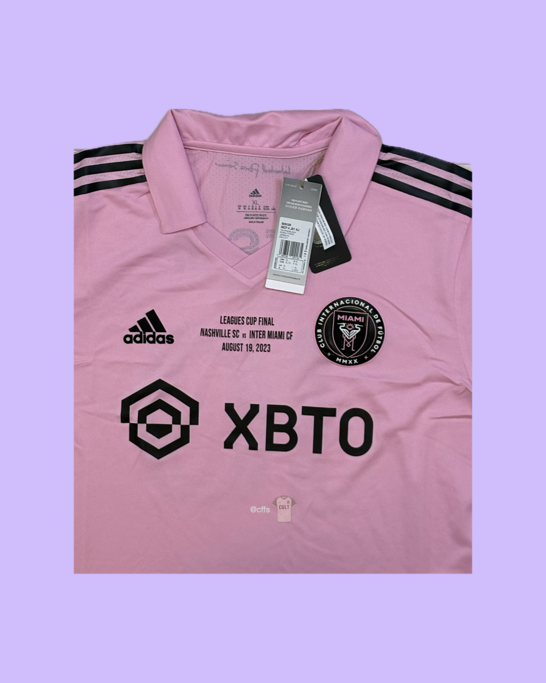 Inter Miami 2023/24 Adidas with Lionel Messi 10 (Player Version) Nameset Football Jersey (BNWT)