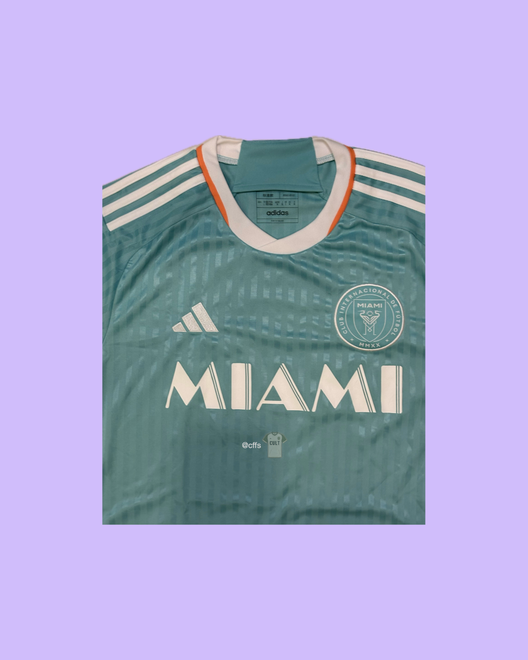 Inter Miami FC 2024 Adidas with Lionel Messi 10 Nameset Football Jersey - Cult Fave Football Shirts