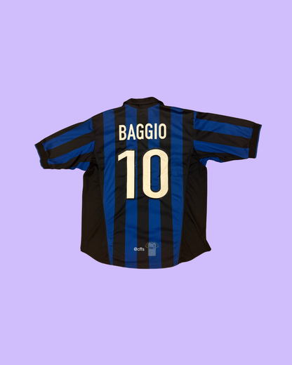 Inter Milan 1998/99 Nike with Roberto Baggio 10 Nameset Football Jersey