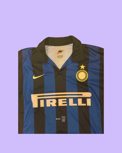 Inter Milan 1998/99 Nike with Roberto Baggio 10 Nameset Football Jersey