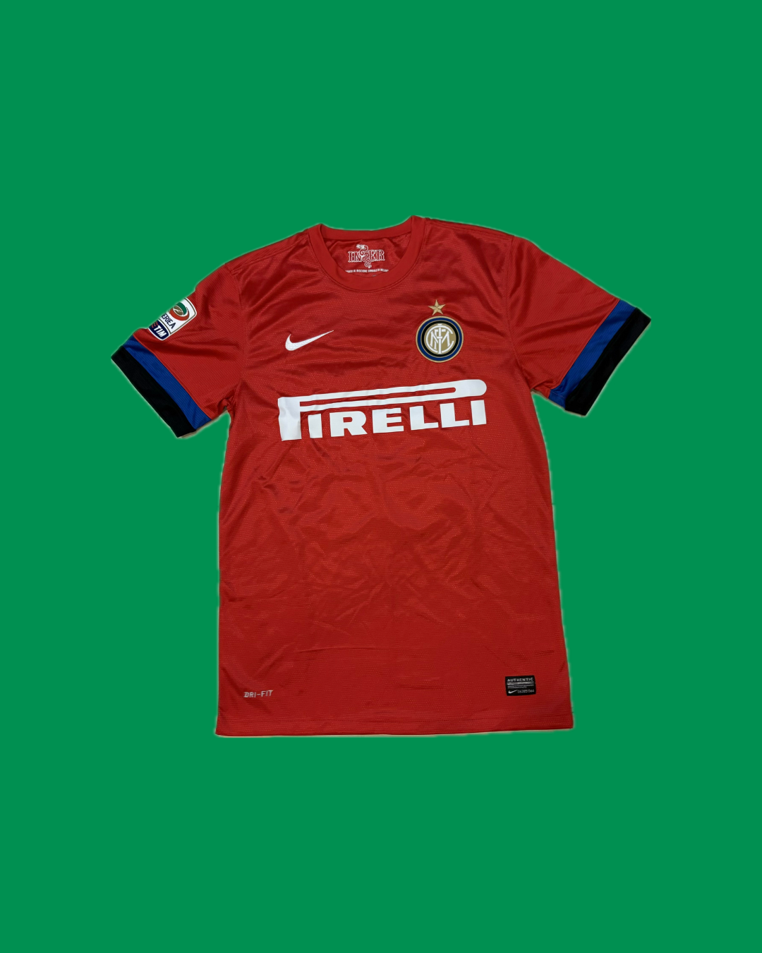 Inter Milan 2012/13 Nike with Yuto Nagatomo 55 Nameset Football Jersey - Cult Fave Football Shirts