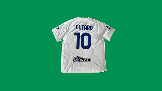 Inter Milan 2023/24 Nike (Ninja Turtle) with Lautaro Martínez 10 Nameset Vintage Football Jersey - Cult Fave Football Shirts