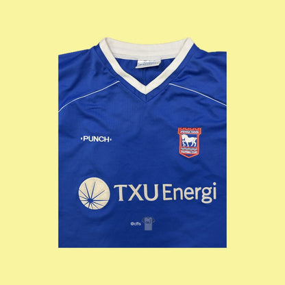 Ipswich Town 2001/02 Punch with Finidi George 33 (UEFA Cup) Nameset - Cult Fave Football Shirts