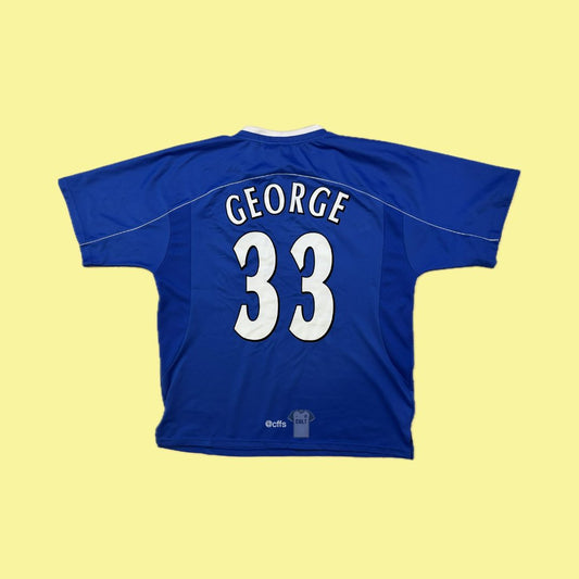 Ipswich Town 2001/02 Punch with Finidi George 33 (UEFA Cup) Nameset - Cult Fave Football Shirts