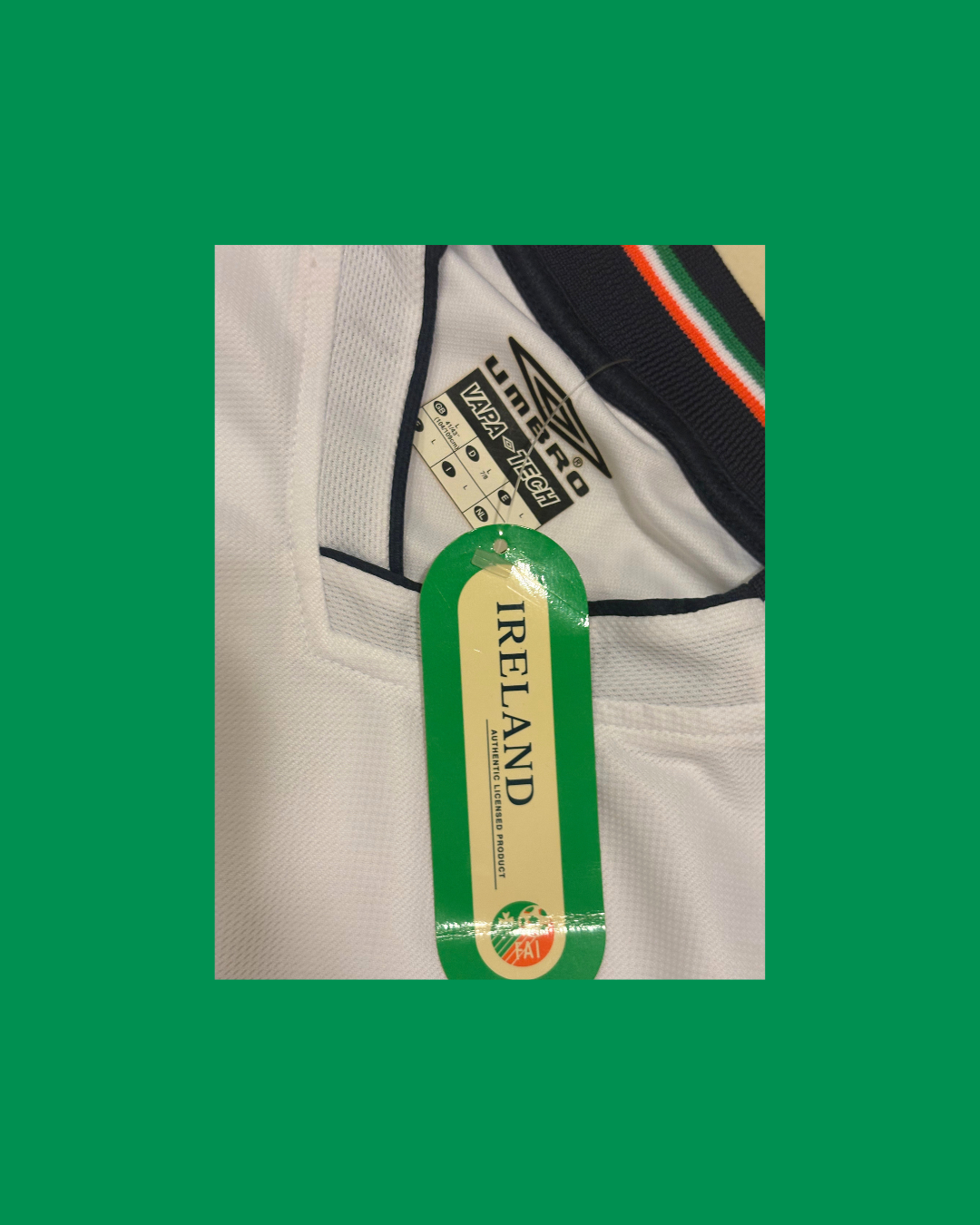 Ireland NT 2001/02 Umbro Football Jersey