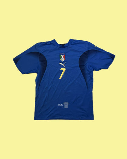 Italy NT 2006/08 Puma with Alessandro Del Piero 7 Nameset Football Jersey - Cult Fave Football Shirts