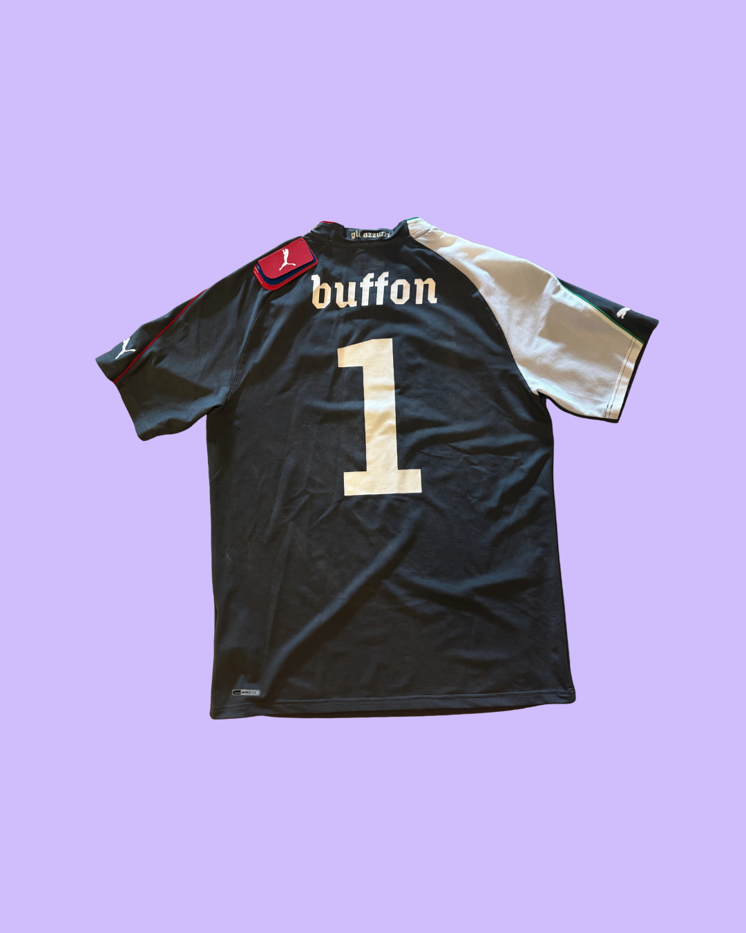 Italy NT 2010 Puma with Gianluigi Buffon 1 Nameset Football Jersey