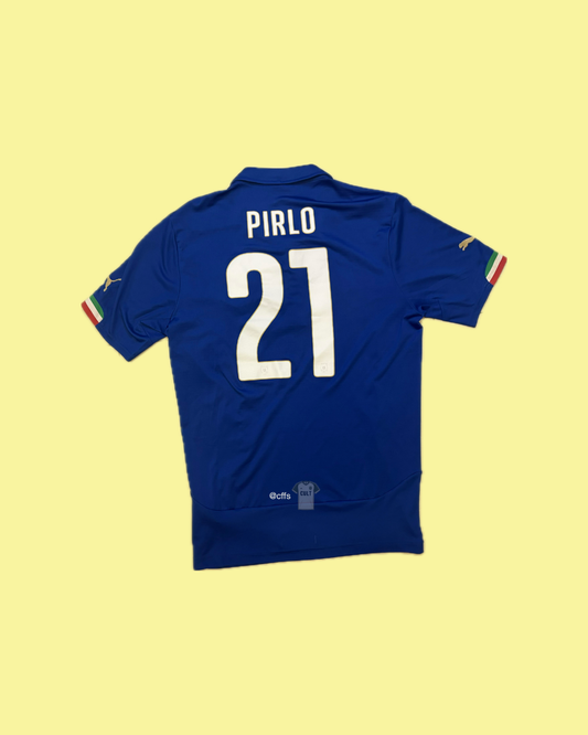Italy NT 2014 Puma with Andrea Pirlo 21 Nameset Football Jersey