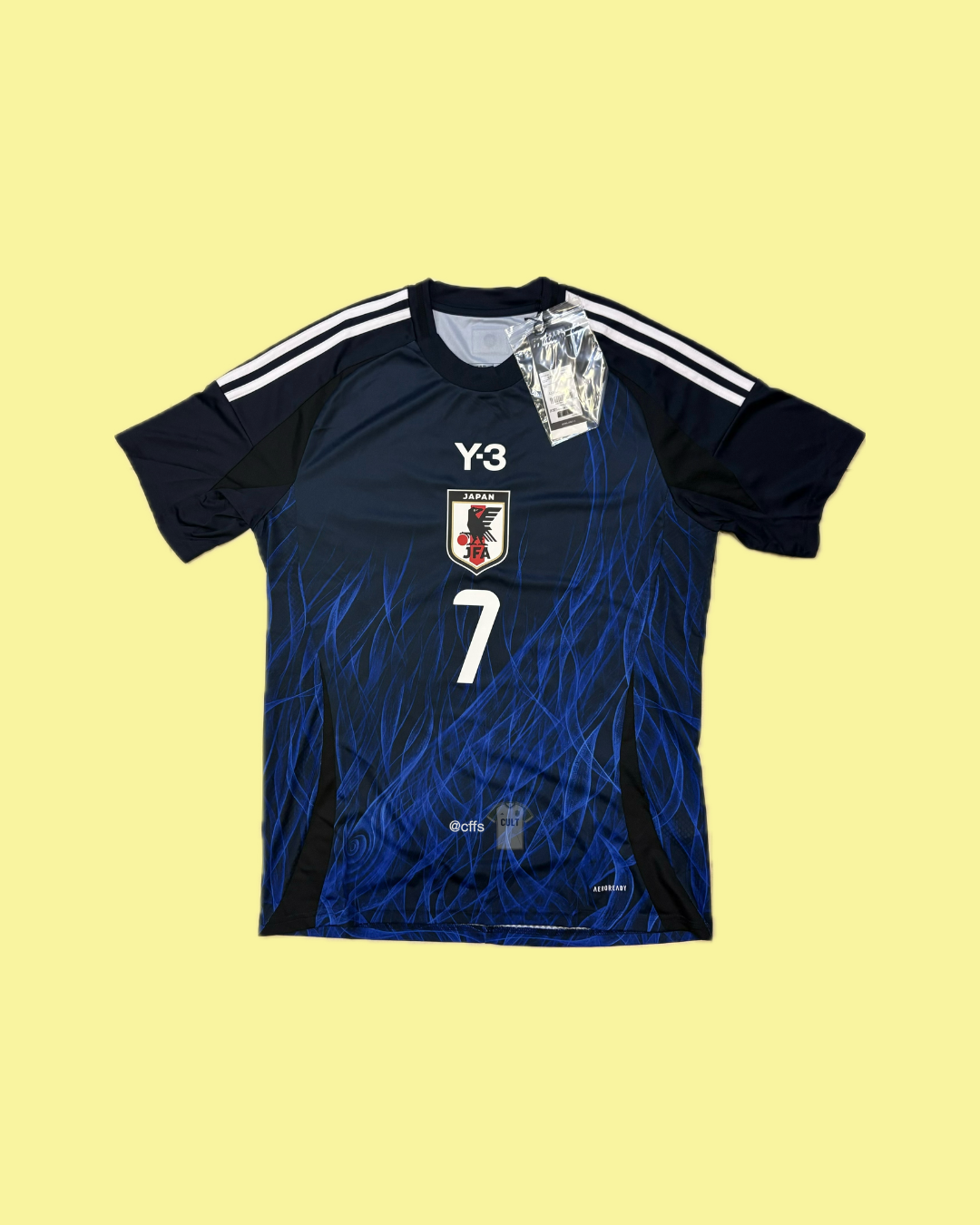 Japan NT 2024/25 Adidas Y-3 with Kaoru Mitoma 7 Nameset Football Jersey - Cult Fave Football Shirts