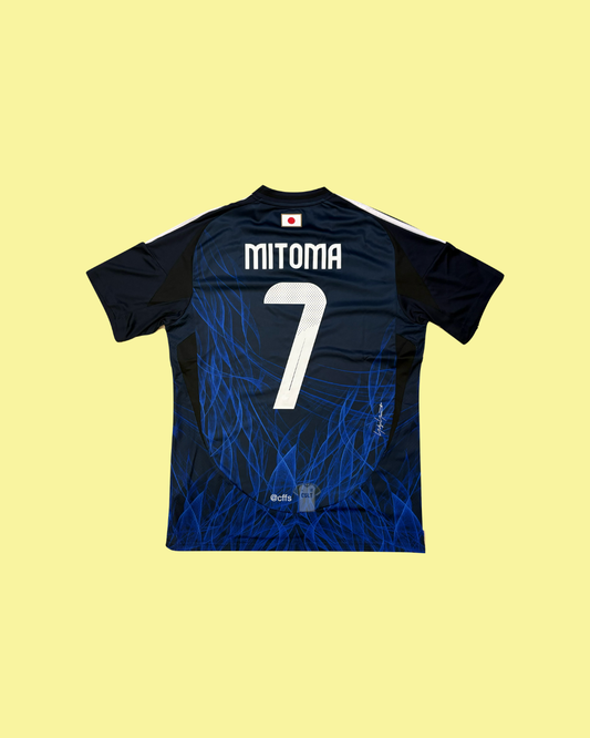Japan NT 2024/25 Adidas Y-3 with Kaoru Mitoma 7 Nameset Football Jersey - Cult Fave Football Shirts