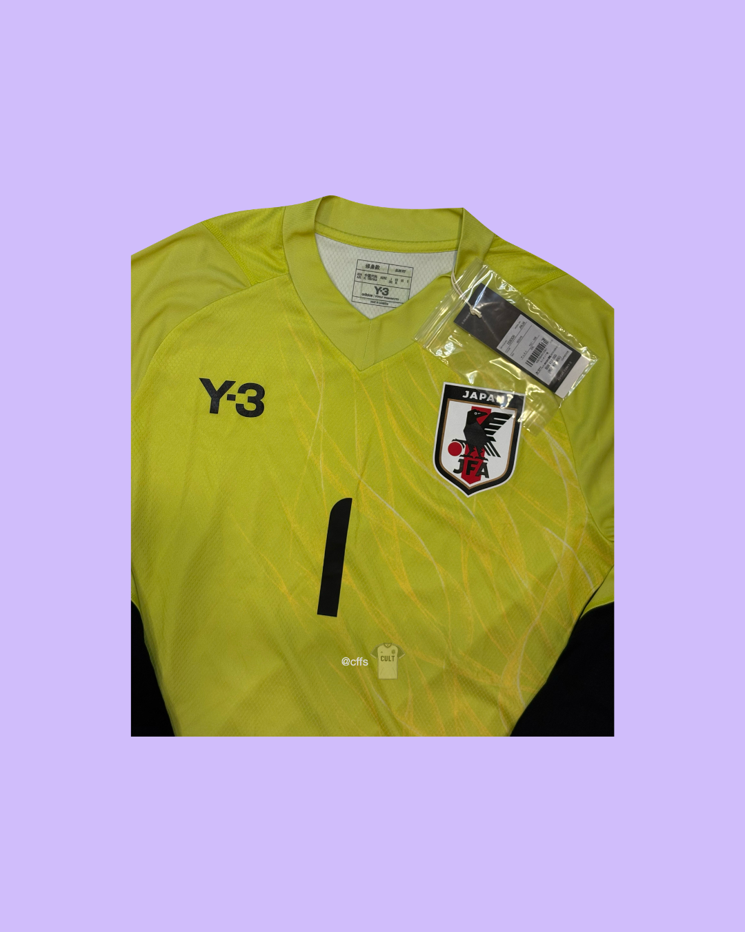 Japan NT 2024/25 Adidas Y-3 with Zion Suzuki 1 Nameset Football Jersey - Cult Fave Football Shirts