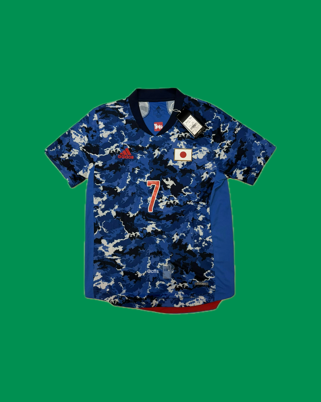 Japan NT (Olympic) 2020 Adidas  with Takefusa Kubo 7 Nameset Football Jersey - Cult Fave Football Shirts