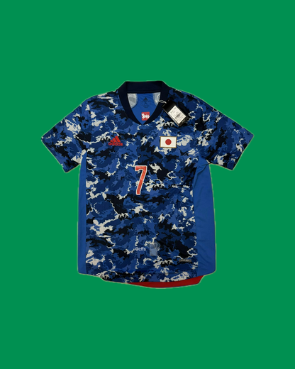 Japan NT (Olympic) 2020 Adidas  with Takefusa Kubo 7 Nameset Football Jersey - Cult Fave Football Shirts