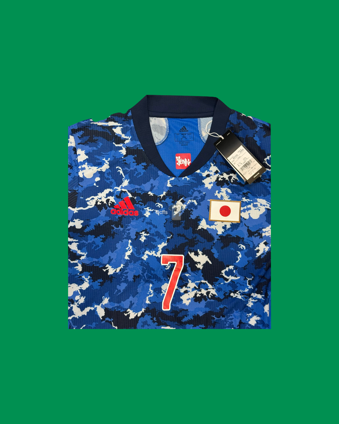 Japan NT (Olympic) 2020 Adidas  with Takefusa Kubo 7 Nameset Football Jersey - Cult Fave Football Shirts