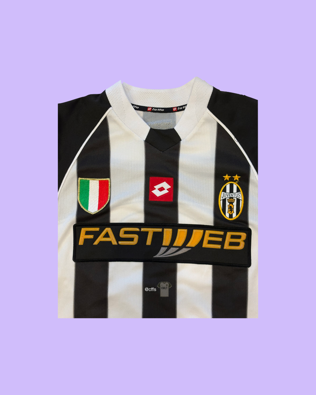 Juventus 2002/03 Lotto Football Jersey - Cult Fave Football Shirts