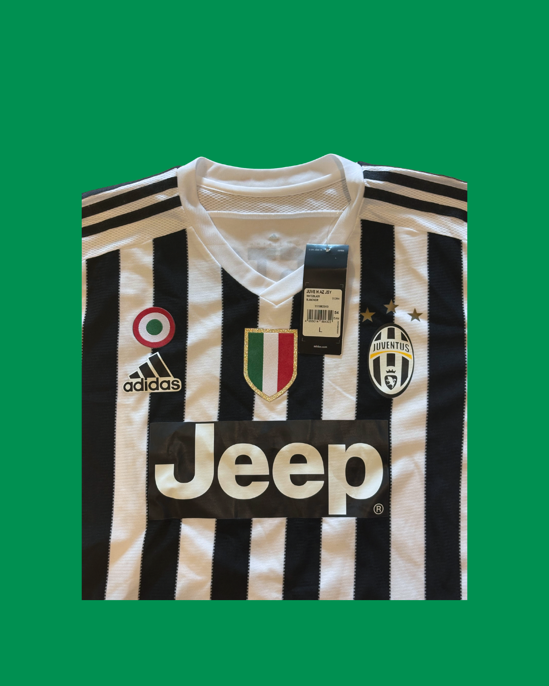 Juventus 2015/16 Adidas with Stephan Lichtsteiner 26 (Player Version) Nameset Football Jersey