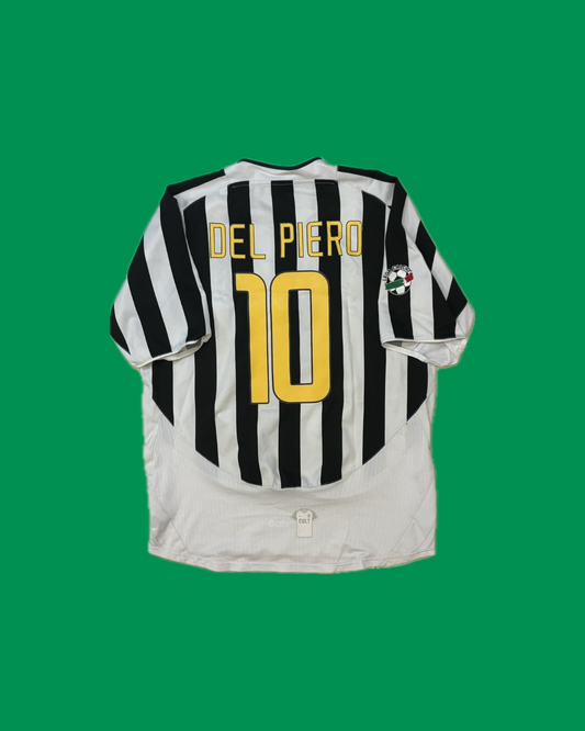 Juventus FC 2003/04 Nike with Alessandro Del Piero 10 Nameset Football Jersey