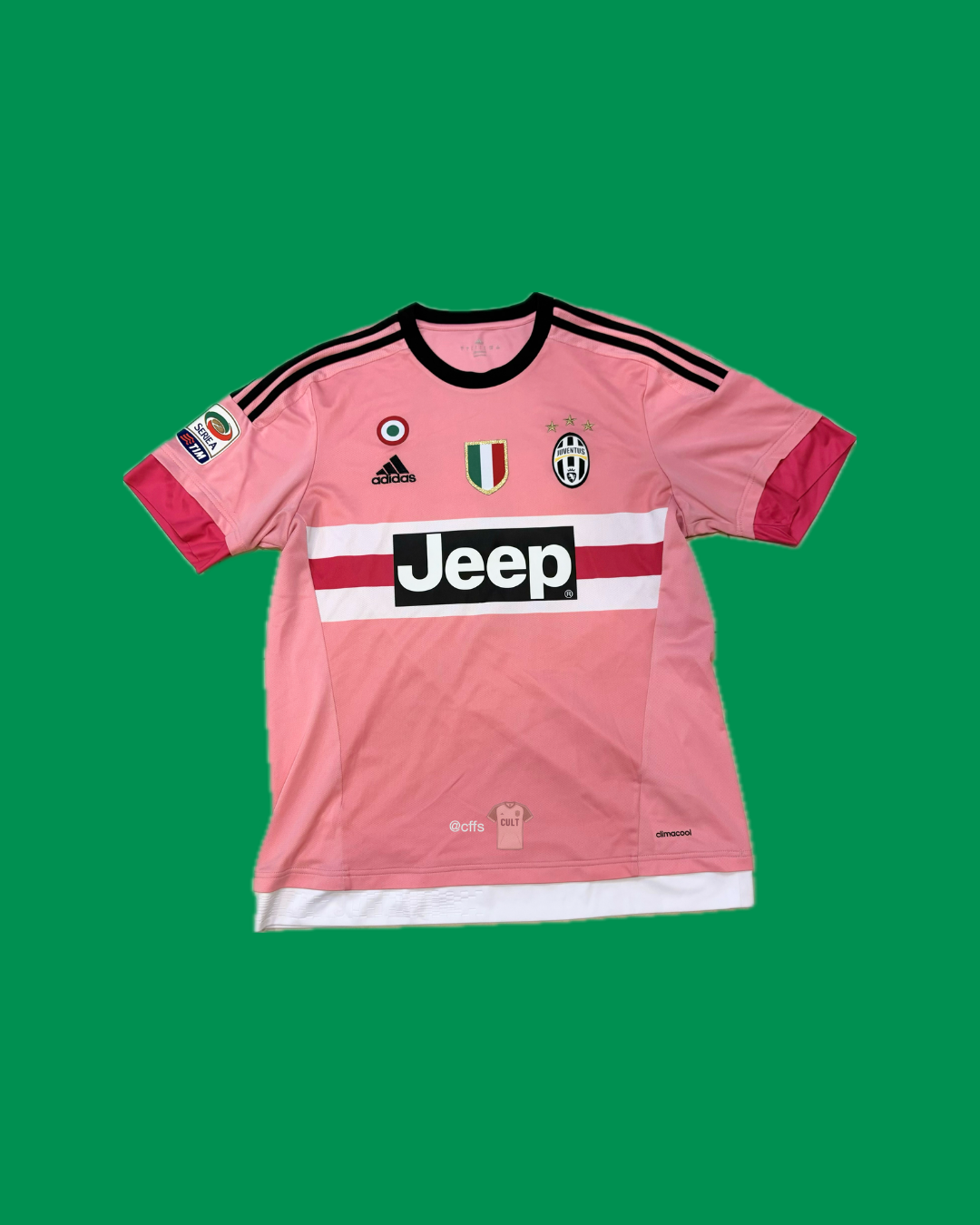 Juventus FC 2015/16 Adidas with Paolo Dybala 21 Nameset Football Jersey - Cult Fave Football Shirts