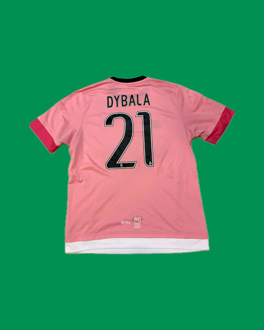 Juventus FC 2015/16 Adidas with Paolo Dybala 21 Nameset Football Jersey - Cult Fave Football Shirts