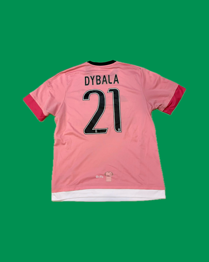 Juventus FC 2015/16 Adidas with Paolo Dybala 21 Nameset Football Jersey - Cult Fave Football Shirts