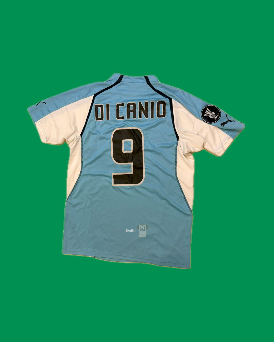 Lazio 2004/05 Puma with Paolo Di Canio 9 Nameset Vintage Football Jersey - Cult Fave Football Shirts