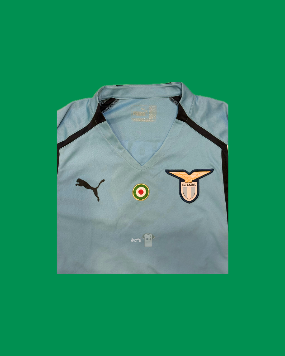 Lazio 2004/05 Puma with Paolo Di Canio 9 Nameset Vintage Football Jersey - Cult Fave Football Shirts