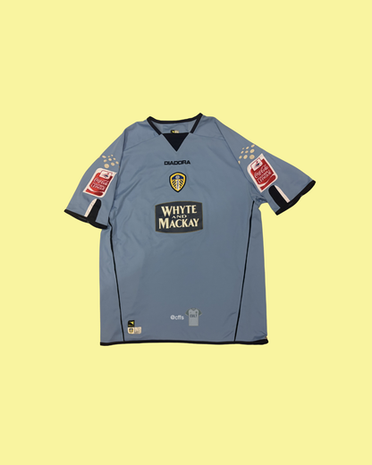 Leeds United 2004/05 Diadora with Aaron Lennon 25 Nameset Football Jersey