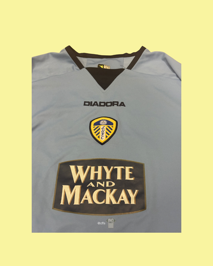 Leeds United 2004/05 Diadora with Aaron Lennon 25 Nameset Football Jersey