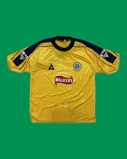 Leicester City 1999/01 Le Coq Sportif with Emile Heskey 9 Nameset Football Jersey - Cult Fave Football Shirts