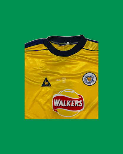 Leicester City 1999/01 Le Coq Sportif with Emile Heskey 9 Nameset Football Jersey - Cult Fave Football Shirts