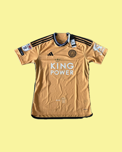 Leicester City 2023/24 Adidas with Jamie Vardy 9 Nameset Football Jersey - Cult Fave Football Shirts