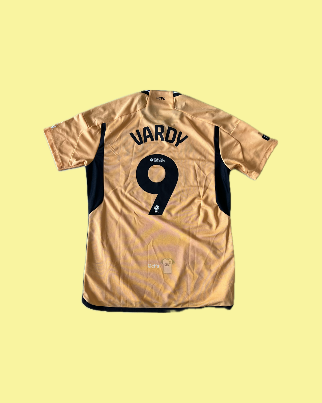Leicester City 2023/24 Adidas with Jamie Vardy 9 Nameset Football Jersey - Cult Fave Football Shirts