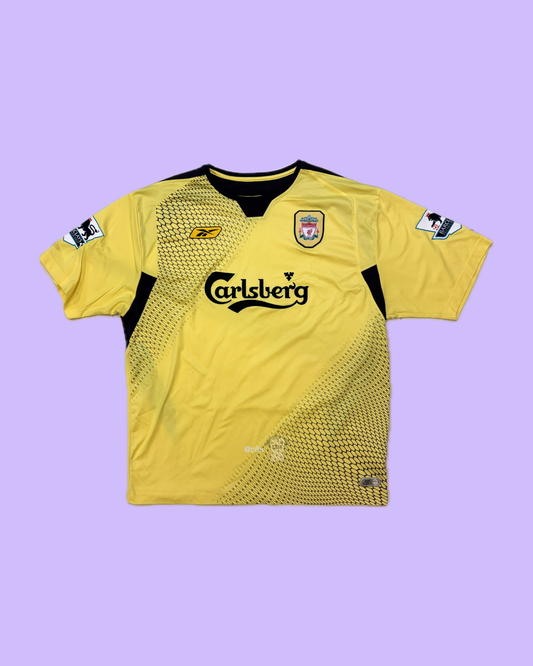 Liverpool 2004/06 Reebok with John Arne Riise 6 Nameset Football Jersey - Cult Fave Football Shirts