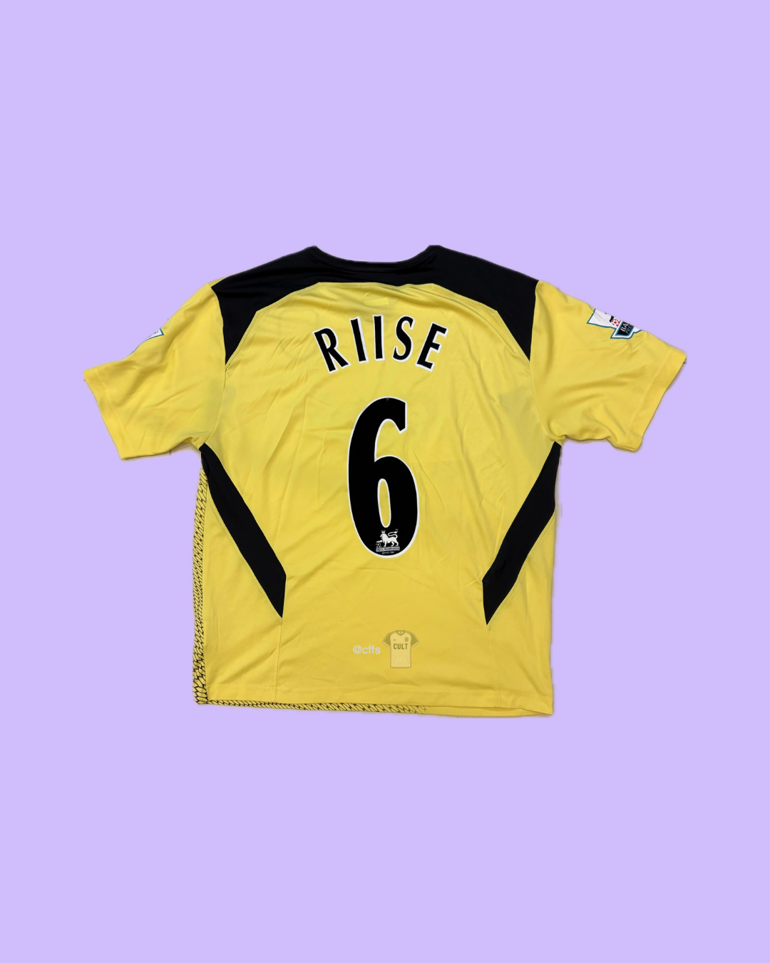 Liverpool 2004/06 Reebok with John Arne Riise 6 Nameset Football Jersey - Cult Fave Football Shirts