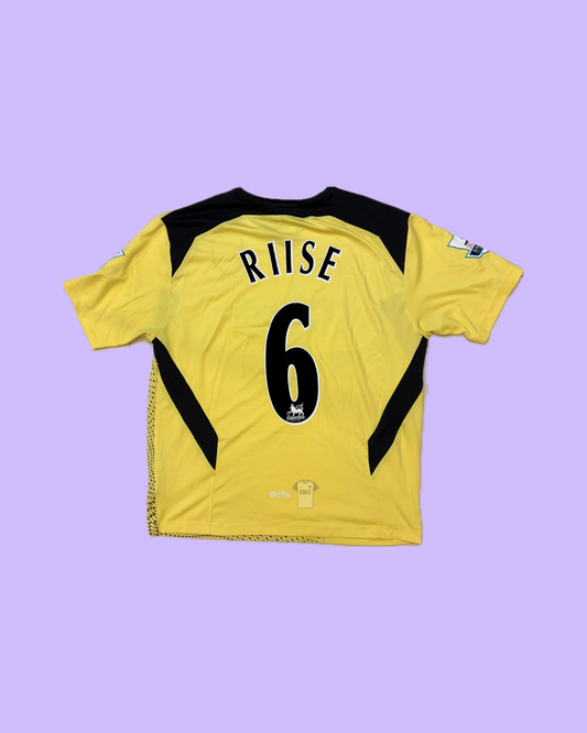 Liverpool 2004/06 Reebok with John Arne Riise 6 Nameset Football Jersey - Cult Fave Football Shirts