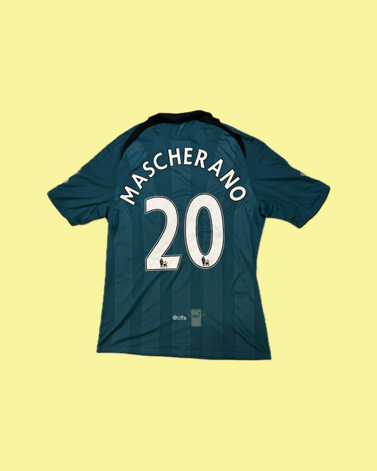 Liverpool 2008/09 Adidas with Javier Mascherano 20 Nameset Football Jersey - Cult Fave Football Shirts