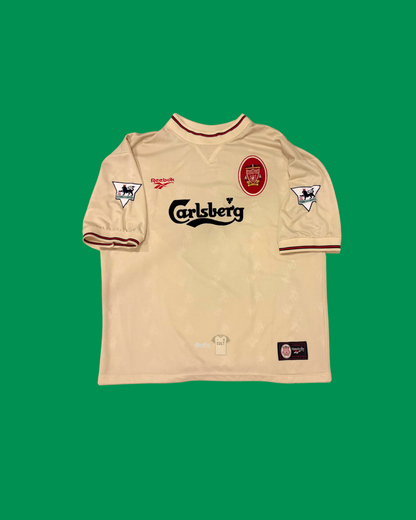Liverpool FC 1996/97 Reebok with Robbie Fowler 9 Nameset Football Jersey