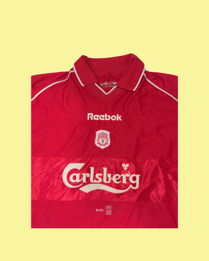 Liverpool FC 2000/02 Reebok Home with Dietmar Hamann 16 Football Jersey
